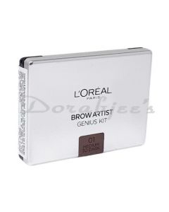 LOREAL BROW ARTIST GENIUS KIT 01 MEDIUM TO DARK