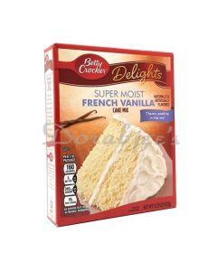 BETTY CROCKER SUPER MOIST FRENCH VANILLA CAKE MIX 517G