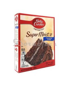 BETTY CROCKER SUPER MOIST CHOCOLATE FUDGE CAKE MIX 432G