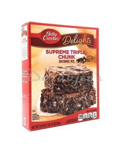 BETTY CROCKER SUPREME TRIPLE CHUNK BROWNIE MIX 504G