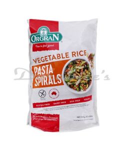 ORGRAN VEG RICE SPIRALS PAS250