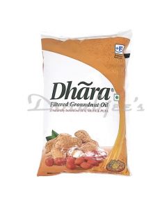 DHARA GROUNDNUT OIL POUCH 1LTR