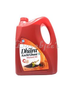 DHARA REFINED MUSTARD OIL        5LT