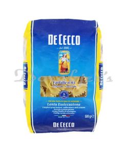 DE CECCO PREMUIM PASTA FARFALLE OSX1093 500G