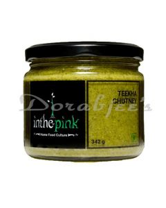 INTHEPINK CORIANDER BASED SPICY CHUTNEY FOR PARATHAS, SANDWICHES, SAMOSAS, CHAAT AND FARSAAN.