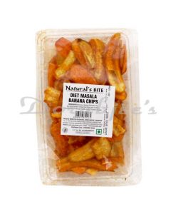 NATURALS BITE DIET MASALA BANANA CHIPS 160G