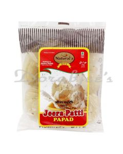 NATURALS BITE JEERA PATTI PAPAD100G