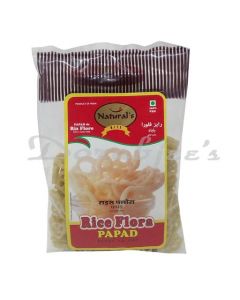 NATURALS BITE RICE FLORA PAPAD 100G