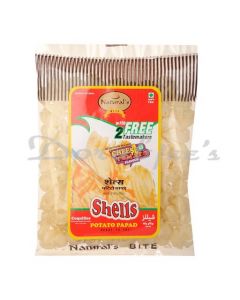 NATURALS BITE SHELLS POTATO PAPAD100G