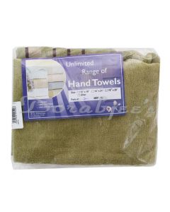 SRISA PLAIN BIG HAND TOWEL NAPKIN 16*26 2P