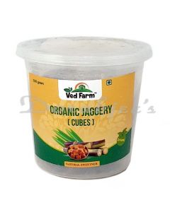 VED FARM ORGANIC JAGGERY CUBES 500G