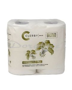 CLERBY GOLD BATH ROLL 300 3P 4R