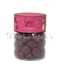 LE PURE CHOCOLATIER CRANBERRY DRAGEES 115G  BOTTLE