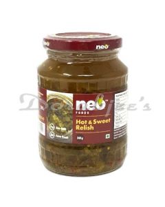 NEO FOODS READY TO MAKE  HOT & SWEET RELISH 340G