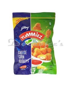 GODREJ YUMMIEZ CHEESE CORN NUGGETS 400G