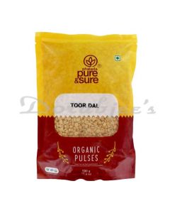 PURE & SURE ORGANIC  TOOR DAAL 500G