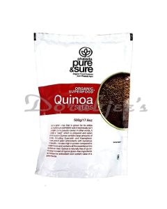 PURE & SURE ORGANIC  QUINOA SEEDS 500G