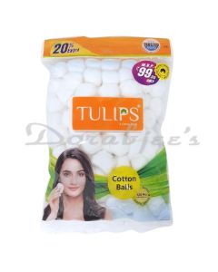TULIPS COTTON WHITE BALL 120'S