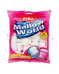 ERKO MARSHMALLOWS PINK WHITE MALLOWS 150G