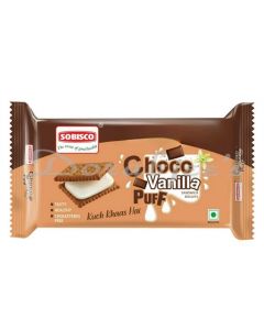 SOBISCO PUFF CFREAM CHOCOLATE + VANILLA 144 PKT