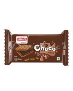 SOBISCO PUFF CFREAM CHOCOLATE + CHOCOLATE 144 PKT