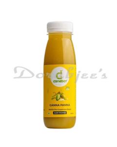 GANNAPANNA = SUGARCANE JUICE + AAM PANNA, 100% NATURAL, NO PRESERVATIVES AND NO ADDED SUGAR, 230 ML