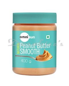 OMISUN PEANUT BUTTER SMOOTH - NATURAL 400GM