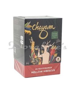 CHAYAM TEA MELLOW HIBISCUS WITH BEETROOT AND   GINGER - HERBAL TEA -40G