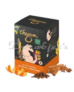 CHAYAM CINNAMON GREEN TEA WITH ORANGE PEEL - WELLNESS TEA-40G