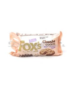 FOXS WHITE CHOCOLATE CHUNK 180G