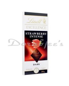 LINDT STRAWBERRY DARK CHOCOLATE LATE 100G