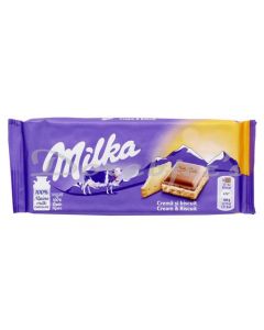 MILKA CREAM BISCUIT CHOCOLATE 100