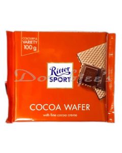 RITTER SPORT CHOCOLATE  COCOA WAFER 100G