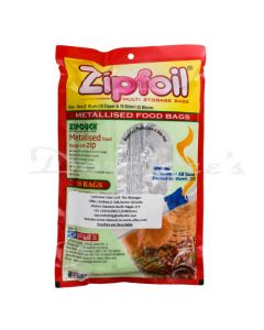 ZIPOUCH METALLISED BAG18*18 20