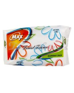 MAX FACIAL FACE TISSUE 2*200PULLS