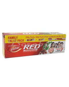 DABUR RED TOOTH PASTE 200G+100G