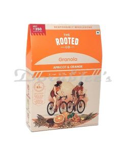 THE ROOTED COMPANY  - GRANOLA - APRICOT & ORANGE 400G