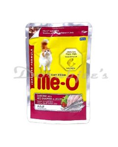 ME O CAT FOOD SARDINE RED SNAPPER 80G