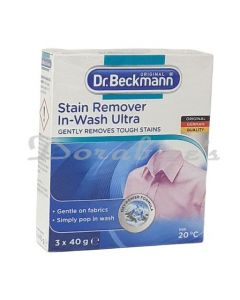 DR BECKMANN STAIN REMOVER IN-WASH ULTRA 3X40G