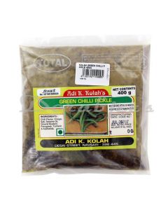 KOLAH GREEN CHILLI PICKLE 400G