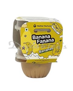 MOTHER NURTURE | BANANA FANANA - PURE BANANA PUREE - STAGE 1 BABY FOOD 240GM