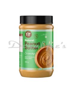 F'IT NATURAL(UNSWEETENED) PEANUT BUTTER CRUNCHY - 460 G