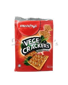 MUNCHY VEG CRACKERS  300G