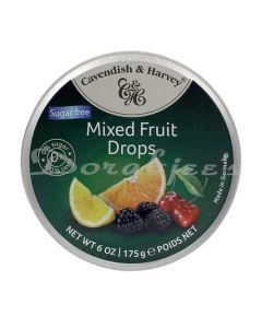 CAVENDISH & HARVEY SF MIXED FRUIT DROPS 175 G