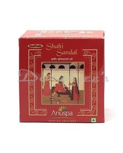 ANUSPA SHAHI SANDAL ALMOND OIL SOAP 125G