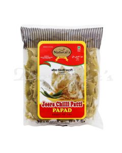 NATURALS BITE JEERA CHILI PATTI PAPAD100G