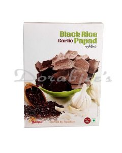 ROSHNEE BLACK RICE GARLIC PAPAD 80GM