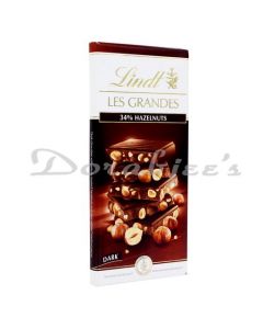 LINDT HAZEL NUT DARK CHOCOLATE  150