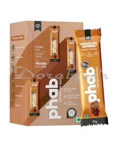 PHAB MINI PROTEIN BAR CHOCOLATE BROWNIE 6PC 210GM