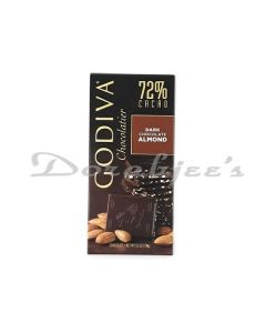 GODIVA DARK CHOCOLATE ALMOND 100G